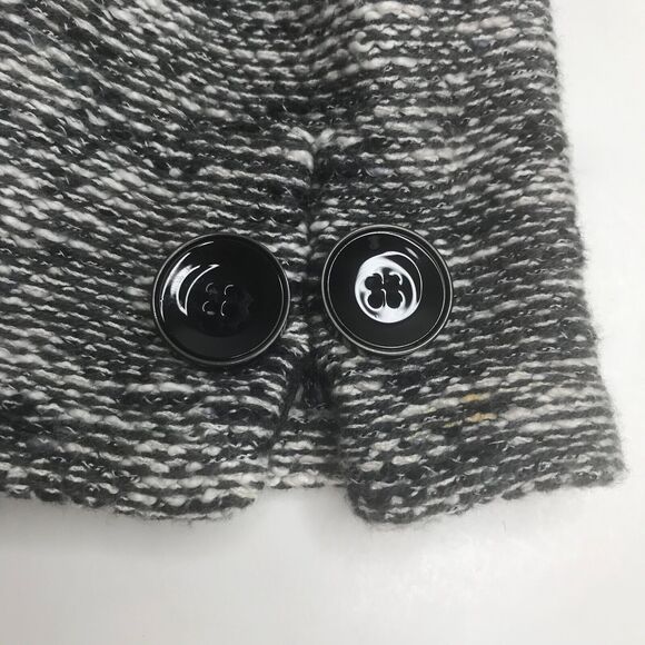 Classiques Entier Atelier Blazer Womens Medium Black White Knit Cashmere Blend - Picture 12 of 12